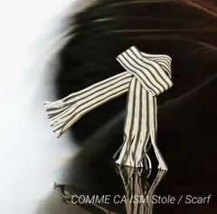 COMME CA ISM ストライプマフラー