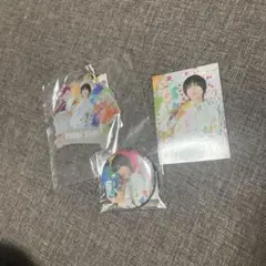 トラキンつなぎ VER. キーホルダー＆缶バッジセット　八木勇征くん