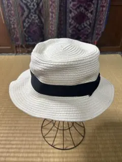 SENSI STUDIO パナマハット 麦わら帽子 M ペイント加工 - メルカリ