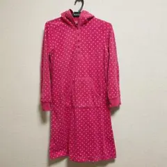 UNIQLO ユニクロ ピンク ドット フード付 ルームウェア