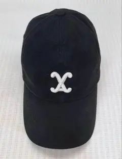 美品⭐︎VARZAR ロゴ刺繍キャップ　ブラック