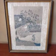 平賀康伸「地中海の祥風」地中海風景 海景画 額装 インテリア #500-1