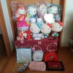 サンリオ ハローキティ ぬいぐるみ グッズ まとめ売り 26点 レトロ 非売品