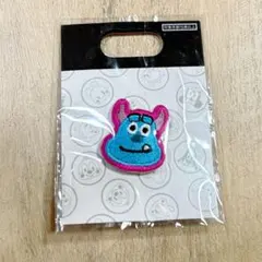 未使用　ディズニー　モンスターズインク　サリー　刺繍ピンバッジ