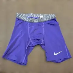 中古 パープル XL Nike Pro 紫 インナータイツ スパッツ
