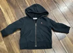 DOUBLE.B フード付きパーカー 80 黒
