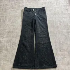 TORNADO MART Geometric Bell-Bottom Pantsのサムネイル