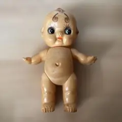 昭和 レトロ キューピー人形 約35cm 緑の羽 当時物 ヴィンテージ
