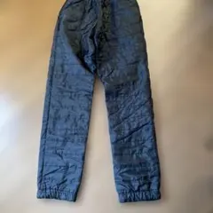 裏起毛　キルティングズボン　黒