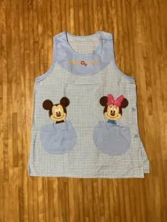 保育士　エプロン　ミッキーマウス