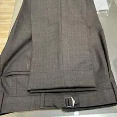 焦茶　カノニコ　春物パンツ　　胴囲85cm 股下77cmダブル5cm 極美品のサムネイル