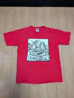 locofrank Tシャツ 赤 73Four Records　サイズM
