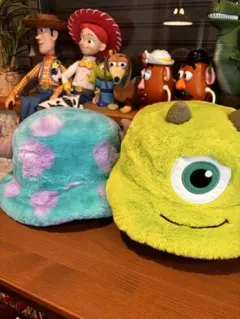 モンスターズインク　バケハ　サリー　マイク　被り物 ディズニー　バケットハット