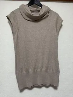 BANANA REPUBLIC ノースリーブセーター L ベージュ