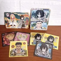 鬼滅の刃 伊黒小芭内 甘露寺蜜璃 悲鳴嶼行冥 シール 8枚 セット