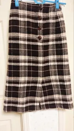 Heather フロントボタン スカート