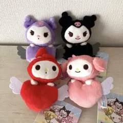 マイメロディ・クロミ　ねむぐるみ マスコット　マイメロディ＆ピアノ　２点セット