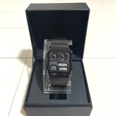 希少品】 シチズン インディペンデント アナデジテンプ ブラック y2k 