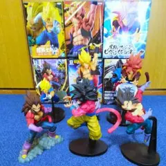 ドラゴンボール フィギュア 　６個セット　ゴジータ　ベジット　悟空　ベジータ