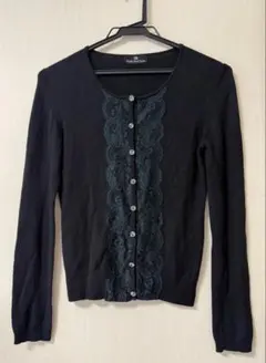 KarLParkLane ブラック レース カーディガン Mのサムネイル