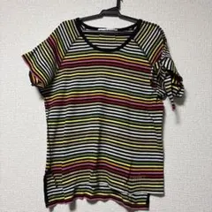 SONIA RYKIEL マルチボーダー 半袖Tシャツのサムネイル