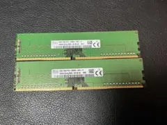 SK hynix 8GB DDR4 PC4-2400T メモリ 2枚セット - メルカリ
