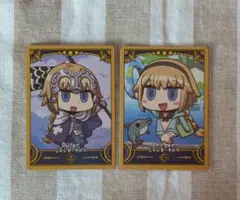 FGO ジャンヌダルク　色紙 FGOミニ色紙 ジャンヌダルク - メルカリ
