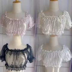 シースルーミニトップス　夏のお出かけに最適　パーティーやデートにも