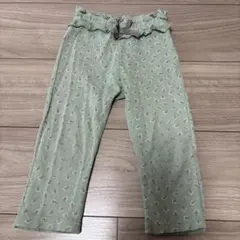 グリーン花柄パンツ サイズ90 apres les cours 女の子　春