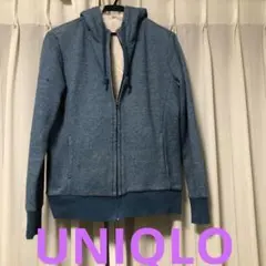 UNIQLOボアスウェットフルジップパーカー　レディースM