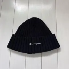 Champion 黒 ニット帽