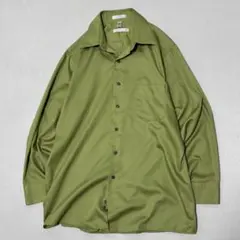 90s Vintage サテン シャツ ピスタチオ 光沢 ドレープ グランジのサムネイル