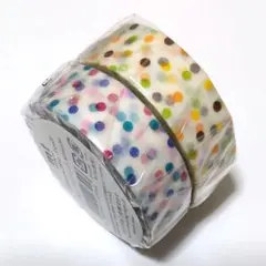 カモ井 mt マスキングテープ ドロップ イエローピンク