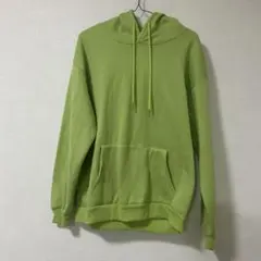 SHEIN ライトグリーン 裏起毛パーカー Lサイズ