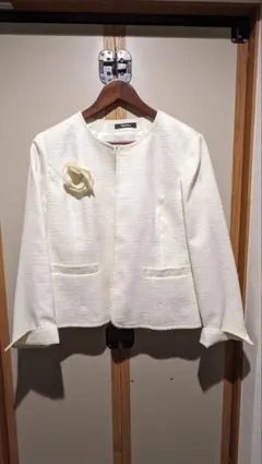 アイボリー フォーマル ジャケット