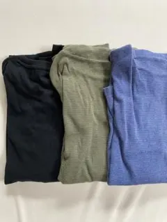 ユニクロ　綿製　ロングTシャツ　セット