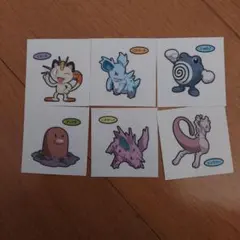 ポケモンシール 6枚セット
