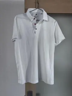 adidas クライマライト ホワイトポロシャツ