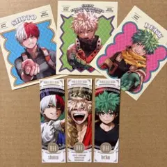 ジャンプGIGA付録 ステッカー 新十傑 僕のヒーローアカデミア 緑谷 爆豪 轟