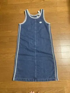 adidas デニム ノースリーブ ワンピース