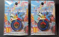 ポケモンセンター フクオカ限定 ロゴピンズ 2個セット 未開封