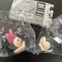 ディズニー ファッションリングコレクション ガチャ　ミッキー ミニー ２個セット