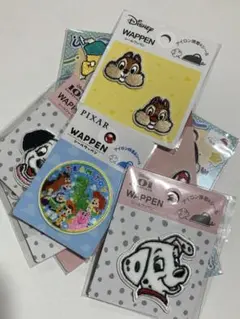 シールワッペン ディズニー クレヨンしんちゃん サンリオ19枚セット