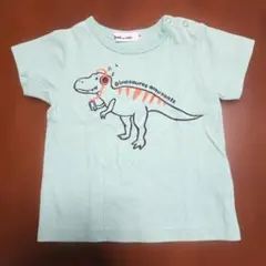Noeil aime BeBe ミントグリーン　恐竜Tシャツ　半袖のサムネイル