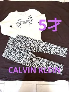 再値下げ❣️レア 新品 カルバンクライン 長袖カットソー&パンツ セット5才