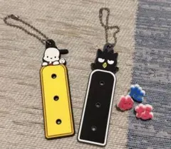 サンリオ　ポチャッコ　バツ丸くん　ネームプレート　文字