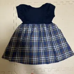 【プティマイン 】チェックワンピース 90cmのサムネイル
