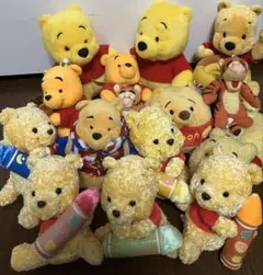 d*7様 くまのプーさん ぬいぐるみセット　14体