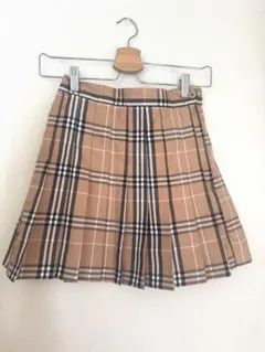 プリーツチェックスカート　WEGO