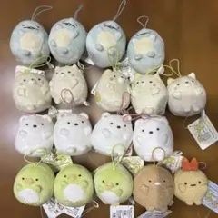 すみっこぐらし　ばんざいゴムひも付き　18個